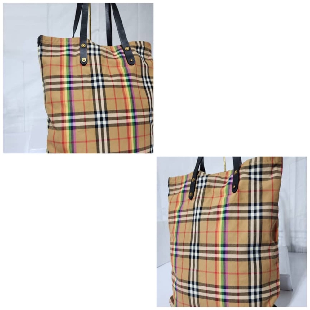 Authentic Burberry Nova Check Rainbow Tote Bag - Picture 8 of 14